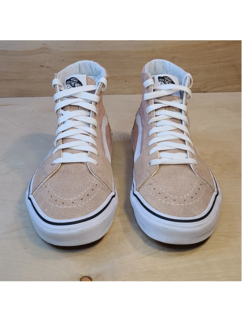 Vans Sk8-Hi Size 8 Mens/9.5 Womens Peach Colored Skate Shoes